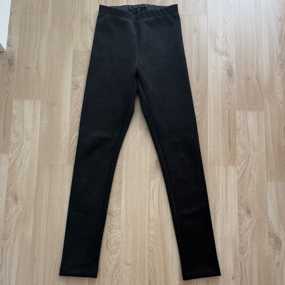 BCBGMaxAzria Pants - BCBG Black High-Waisted suede like Leggings